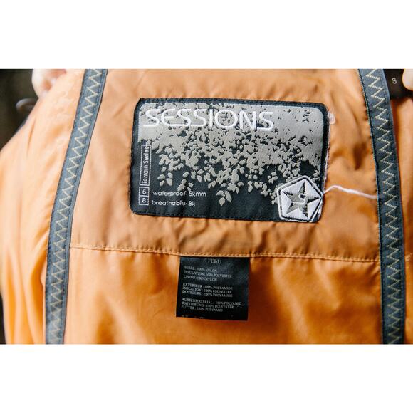 Sessions Terrain Series Ski Snowboard Women Winter Jacket Sz S - Picture 10 of 13